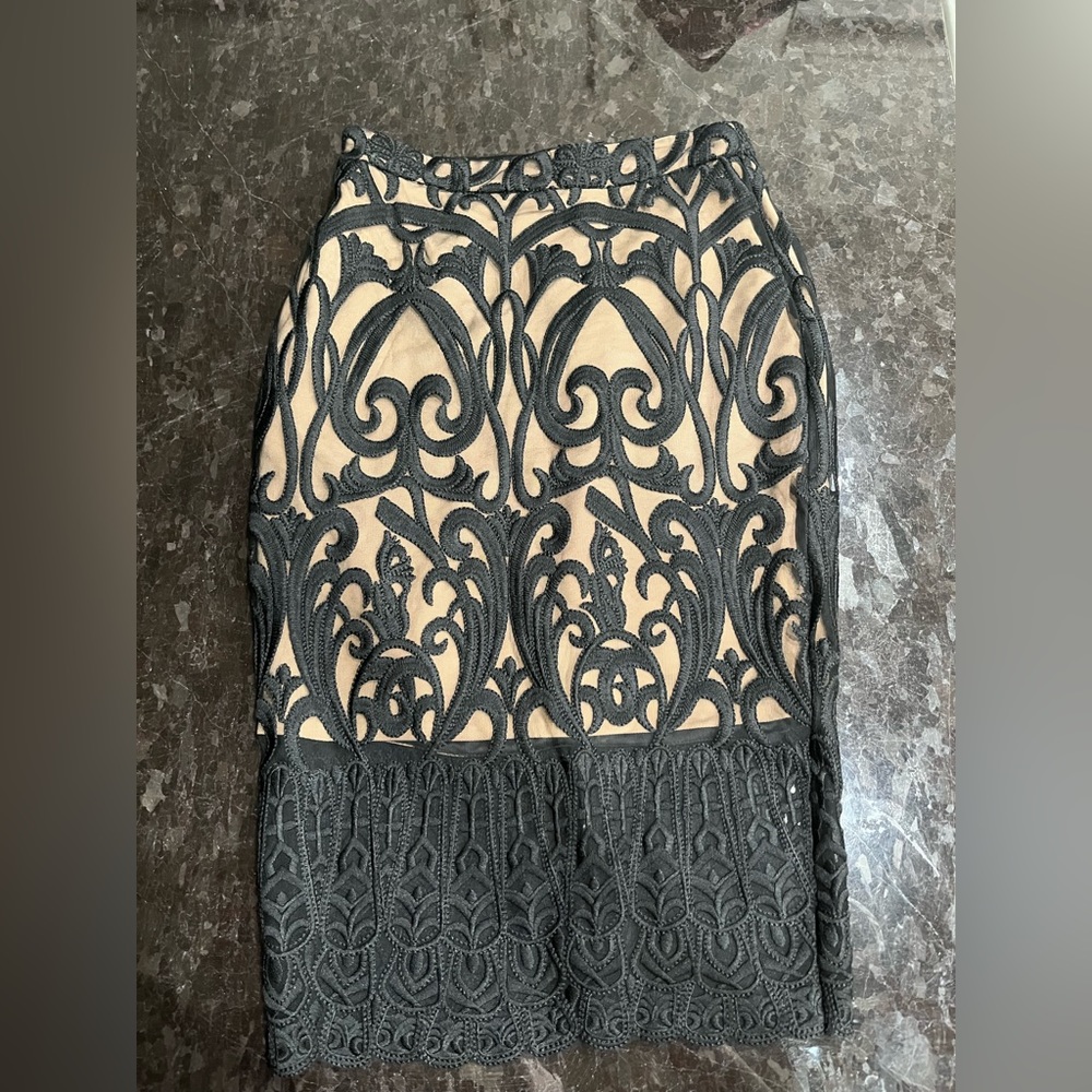 Bardot midi skirt